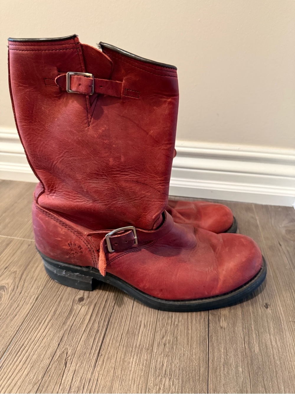 Nana Works Vintage 90s Goth Punk Engineer Motorcycle Boots Size 11